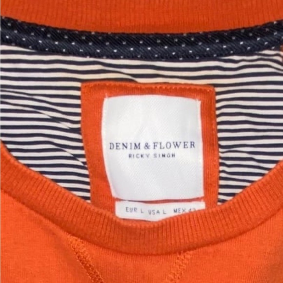 Sz L Denim & Flower for Men - Picture 3 of 5